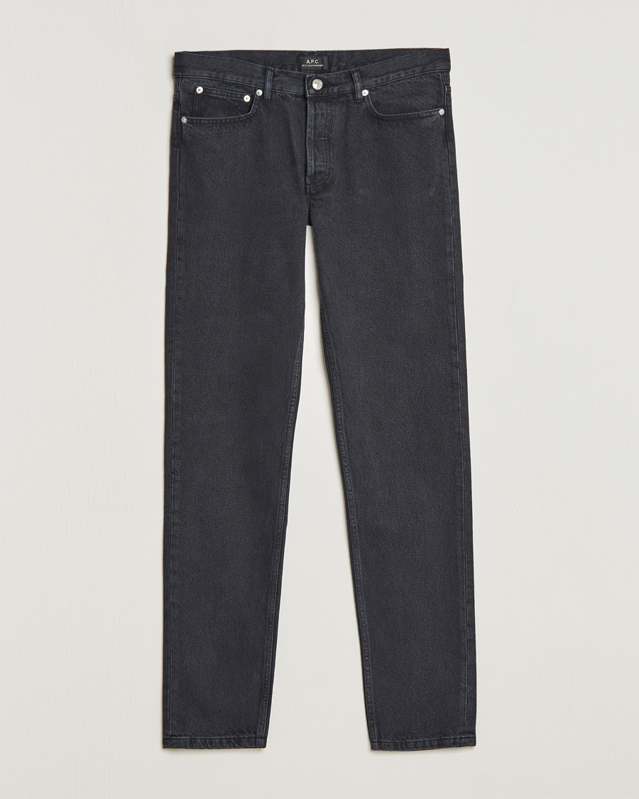 Uomini | Jeans | A.P.C. | Petit New Standard Jeans Washed Black
