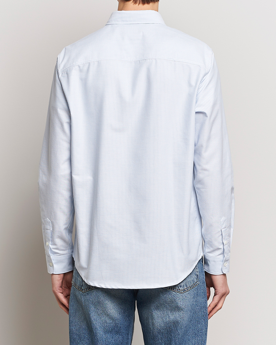 Uomini | Camicie | A.P.C. | Greg Striped Oxford Shirt Blue/White