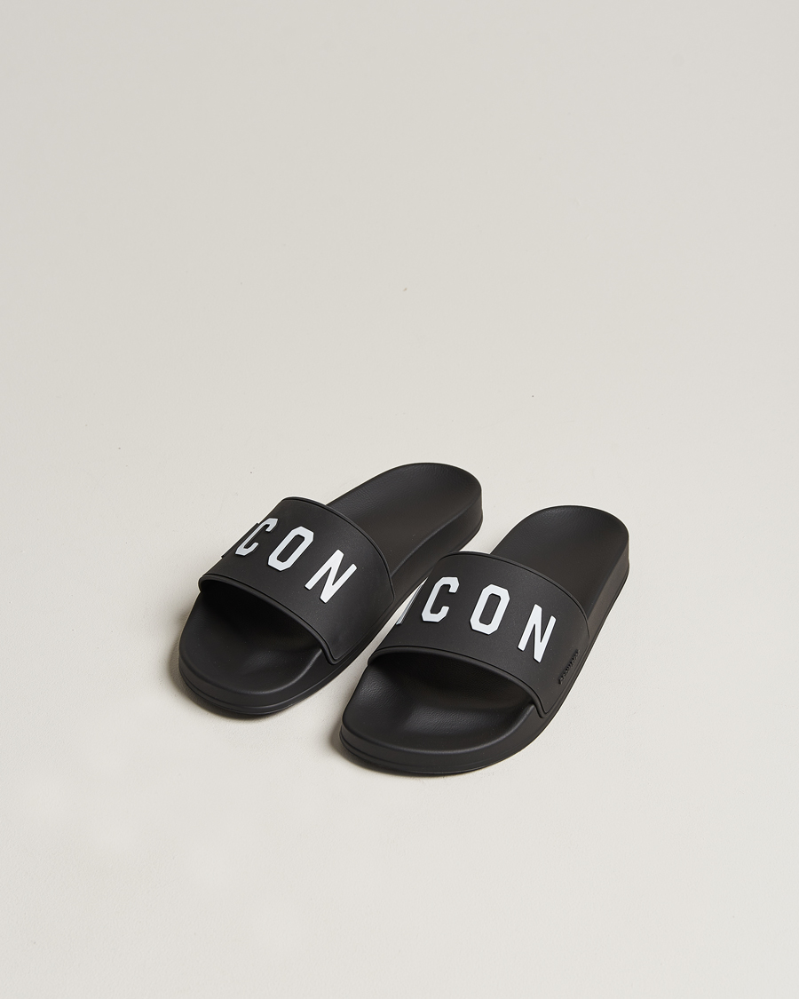 Uomini | Dsquared2 Be Icon Slides Black | Dsquared2 | Be Icon Slides Black
