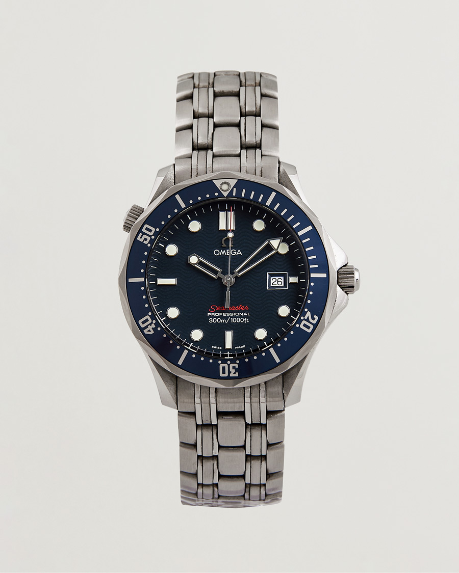 Uomini | Omega Pre-Owned Seamaster Diver 300M 2221.80.00 Steel Blue | Omega Pre-Owned | Seamaster Diver 300M 2221.80.00 Steel Blue