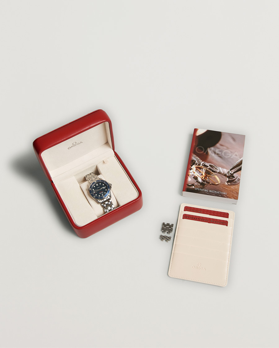 Uomini | Omega Pre-Owned Seamaster Diver 300M 2221.80.00 Steel Blue | Omega Pre-Owned | Seamaster Diver 300M 2221.80.00 Steel Blue