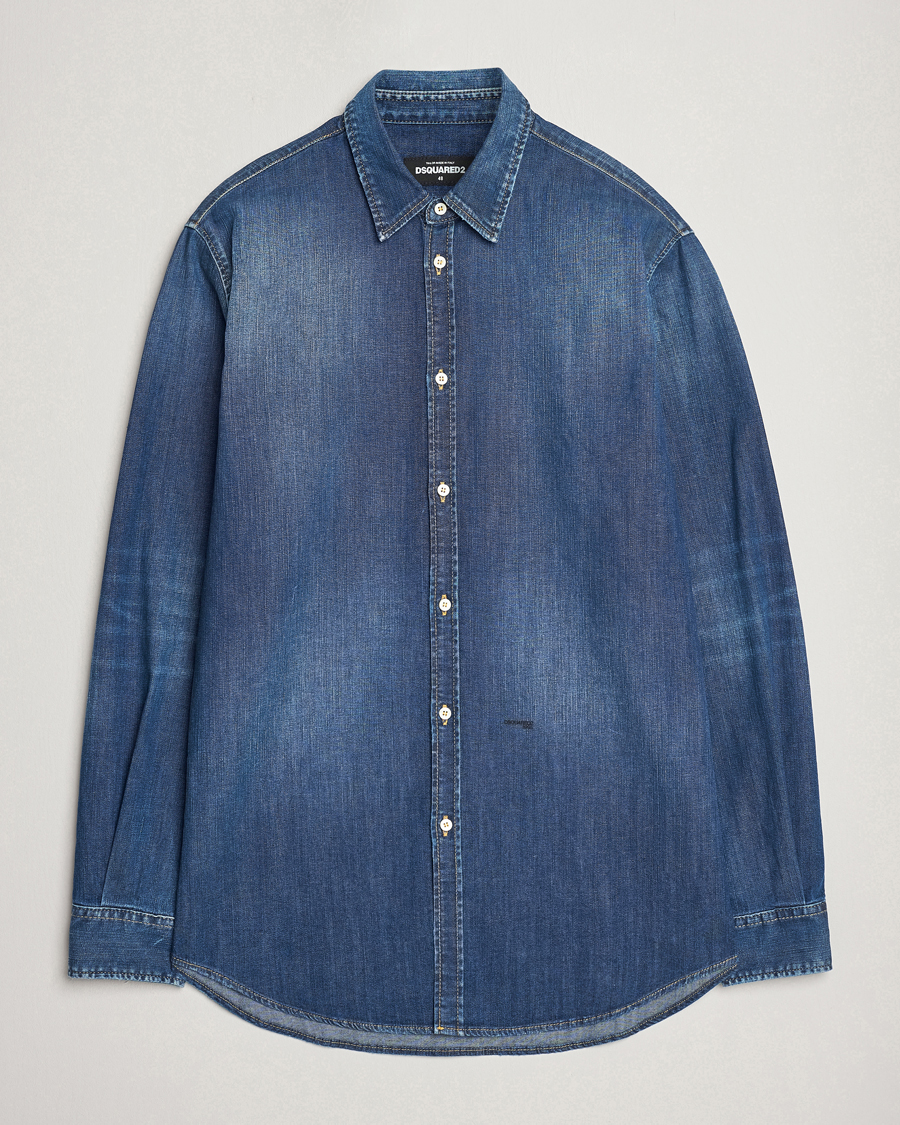 Uomini | Camicie | Dsquared2 | Relax Dan Denim Shirt Blue
