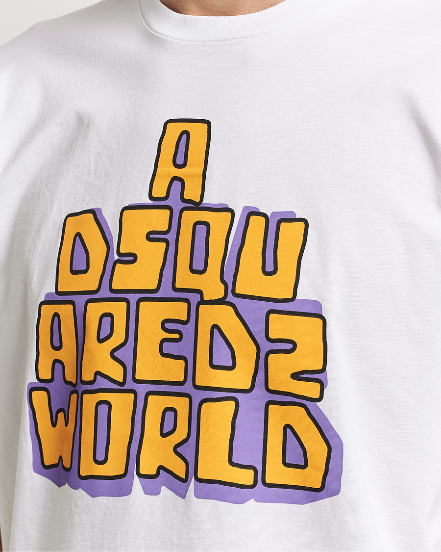 Uomini | T-shirt | Dsquared2 | Cool Fit Logo Crew Neck T-Shirt White