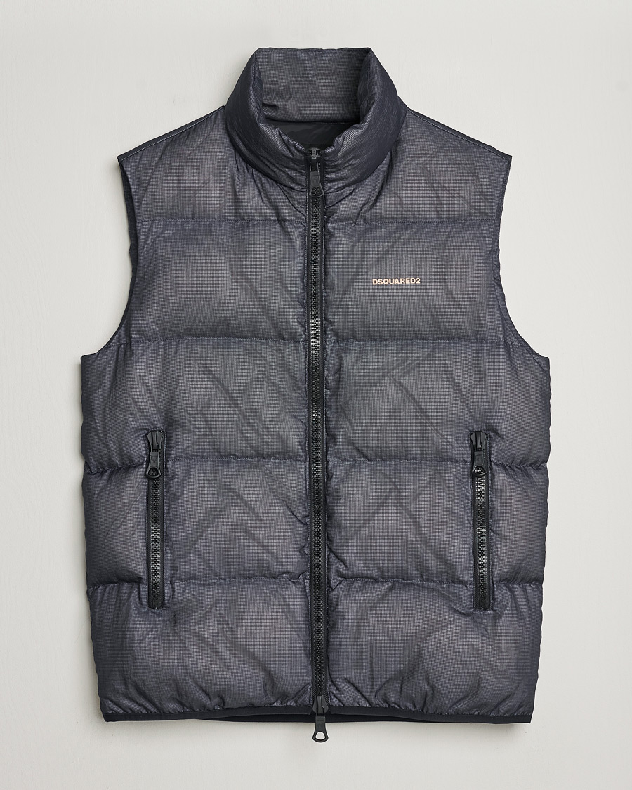 Uomini | Giacche | Dsquared2 | 3D Ripstop Puffer Vest Navy