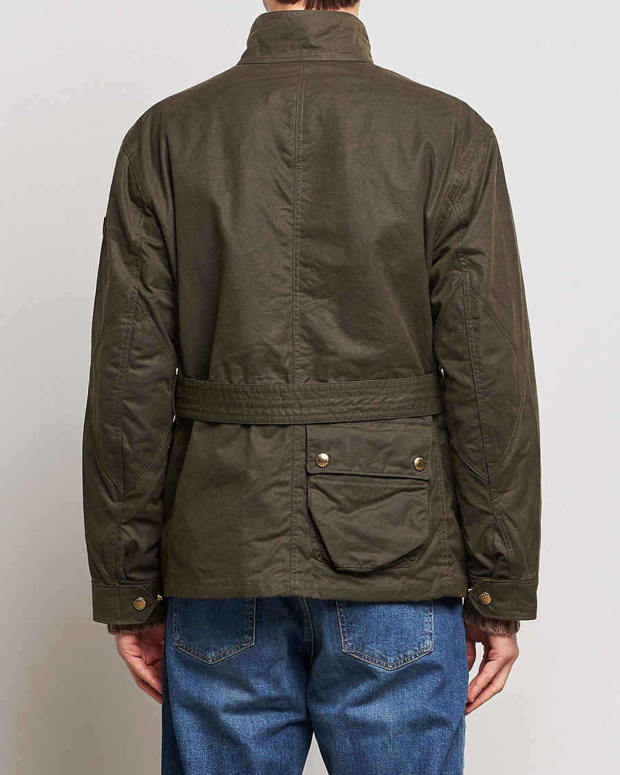 Uomini | Giacche | Polo Ralph Lauren | Waxed Field Jacket Oil Cloth Green