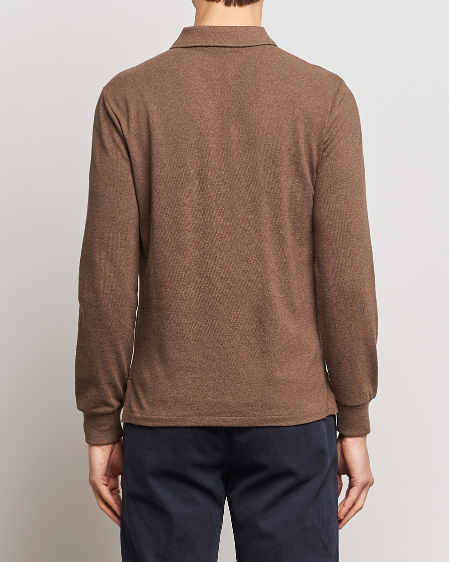Uomini | Maglieria | Polo Ralph Lauren | Slim Fit Long Sleeve Polo Cedar Heather
