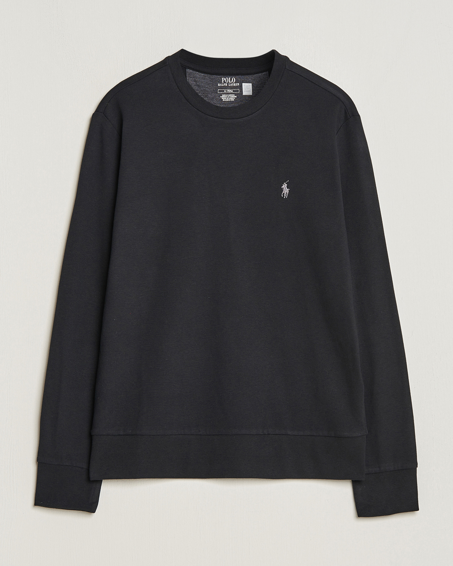 Uomini | Maglieria | Polo Ralph Lauren | Double Knitted Jersey Sweatshirt Black
