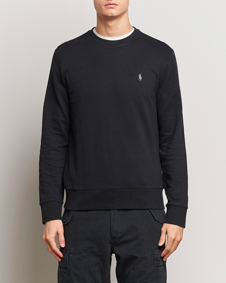 Uomini | Maglieria | Polo Ralph Lauren | Double Knitted Jersey Sweatshirt Black