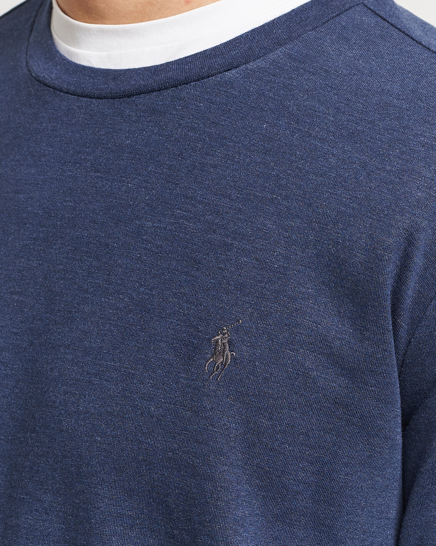 Uomini | Maglieria | Polo Ralph Lauren | Double Knitted Jersey Sweatshirt Navy Heather