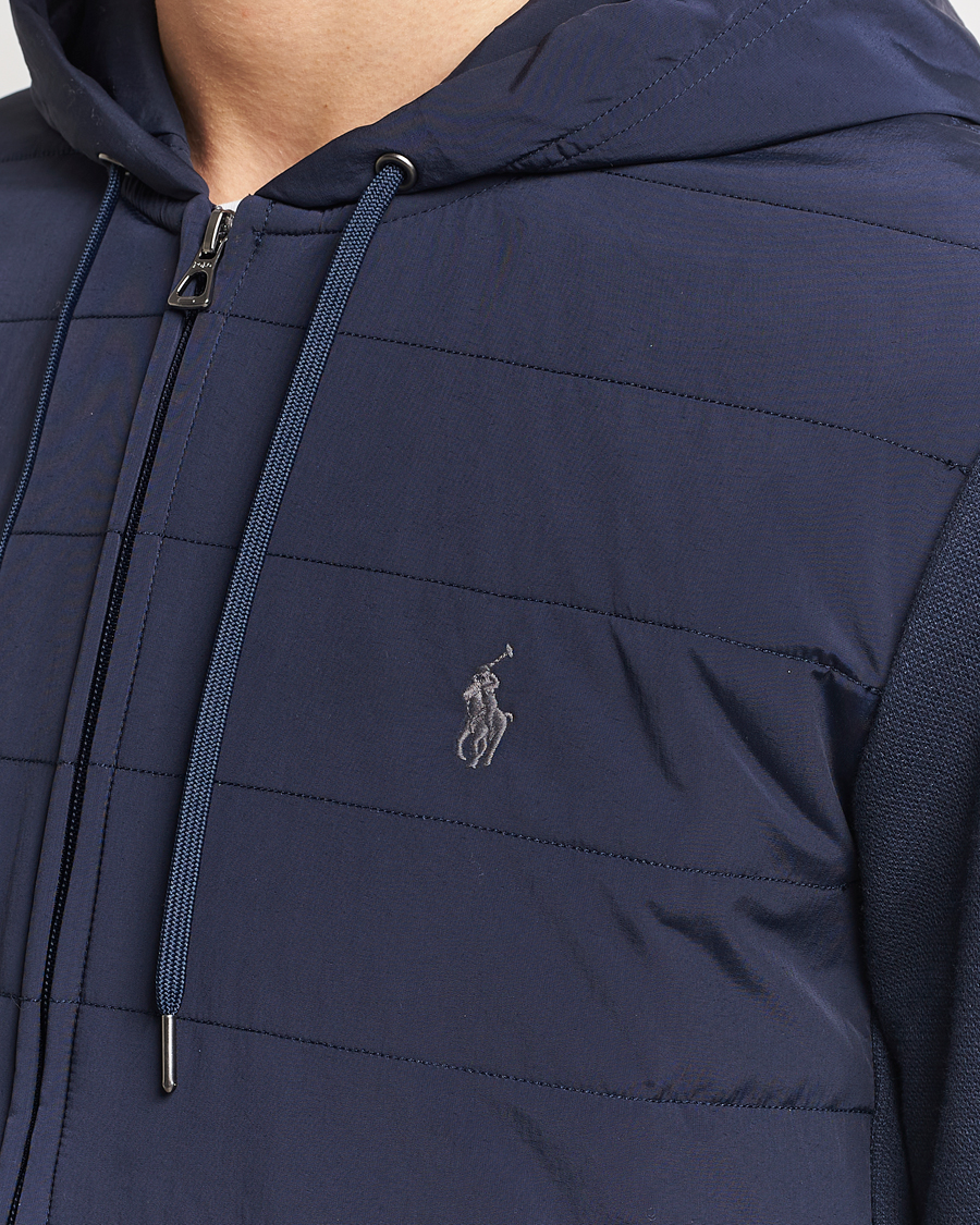 Uomini | Maglieria | Polo Ralph Lauren | Hybrid Full-Zip Hoodie Aviator Navy