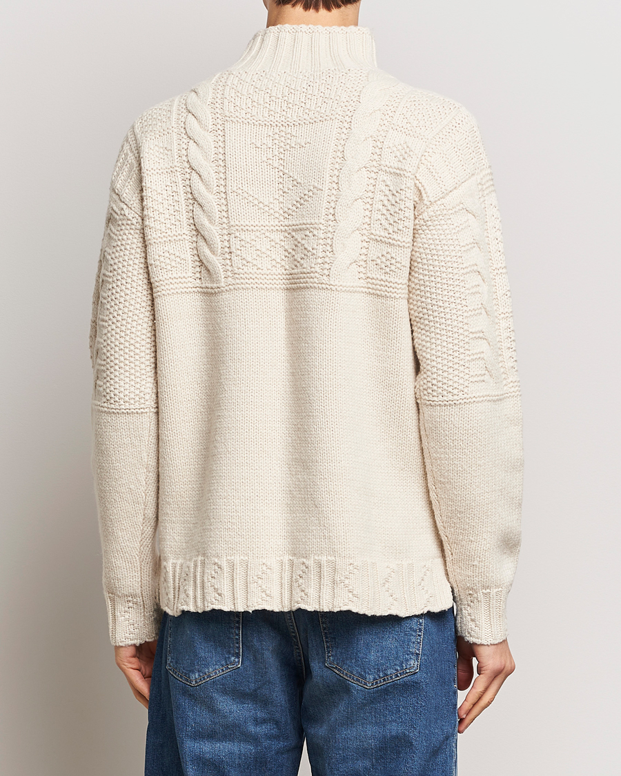 Uomini | Maglieria | Polo Ralph Lauren | Wool Knitted Aran Rollneck Cream