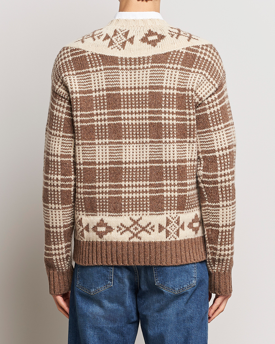 Uomini | Maglieria | Polo Ralph Lauren | Wool Knitted Crew Neck Sweater Medium Brown
