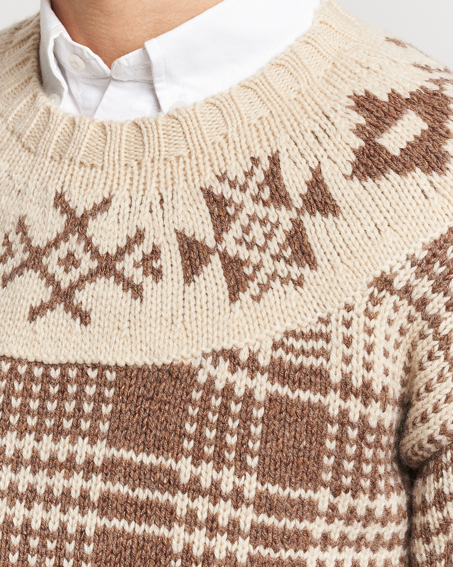 Uomini | Maglieria | Polo Ralph Lauren | Wool Knitted Crew Neck Sweater Medium Brown