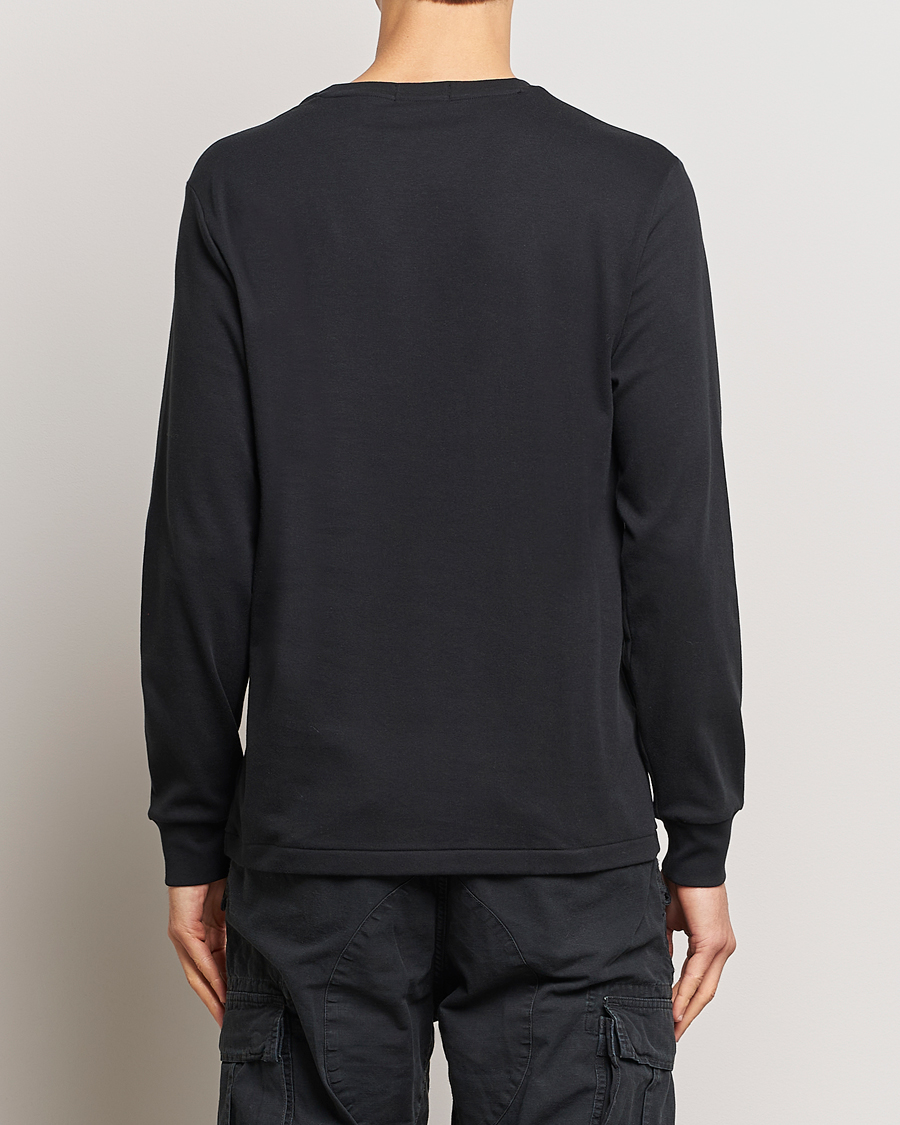 Uomini | T-shirt | Polo Ralph Lauren | Luxury Pima Cotton Long Sleeve T-Shirt Black