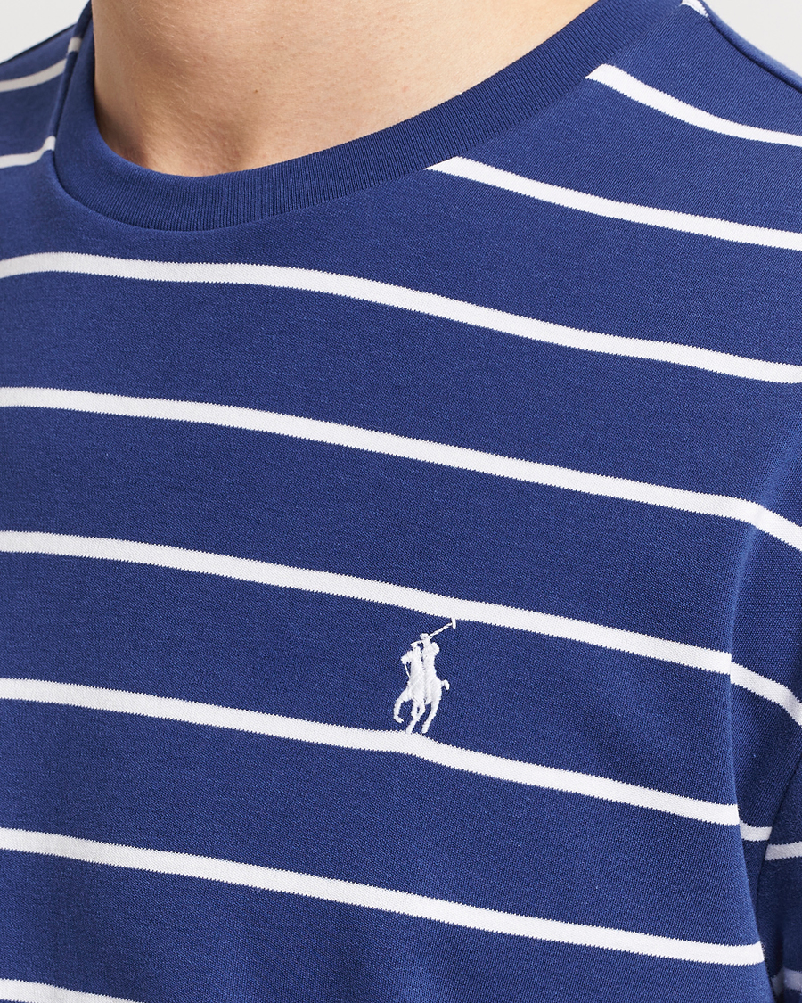Uomini | T-shirt | Polo Ralph Lauren | Striped Crew Neck T-Shirt Blue/White