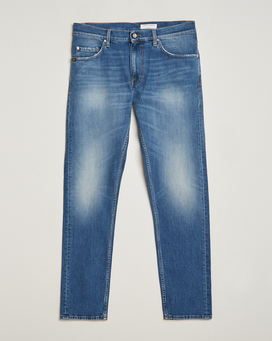 Uomini | Jeans | Tiger of Sweden | Pistolero Stretch Cotton Jeans Light Blue