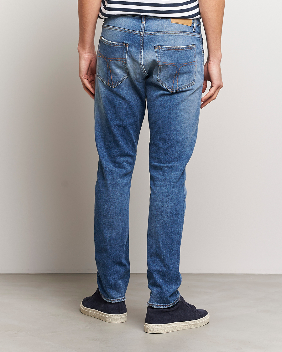 Uomini | Jeans | Tiger of Sweden | Pistolero Stretch Cotton Jeans Light Blue