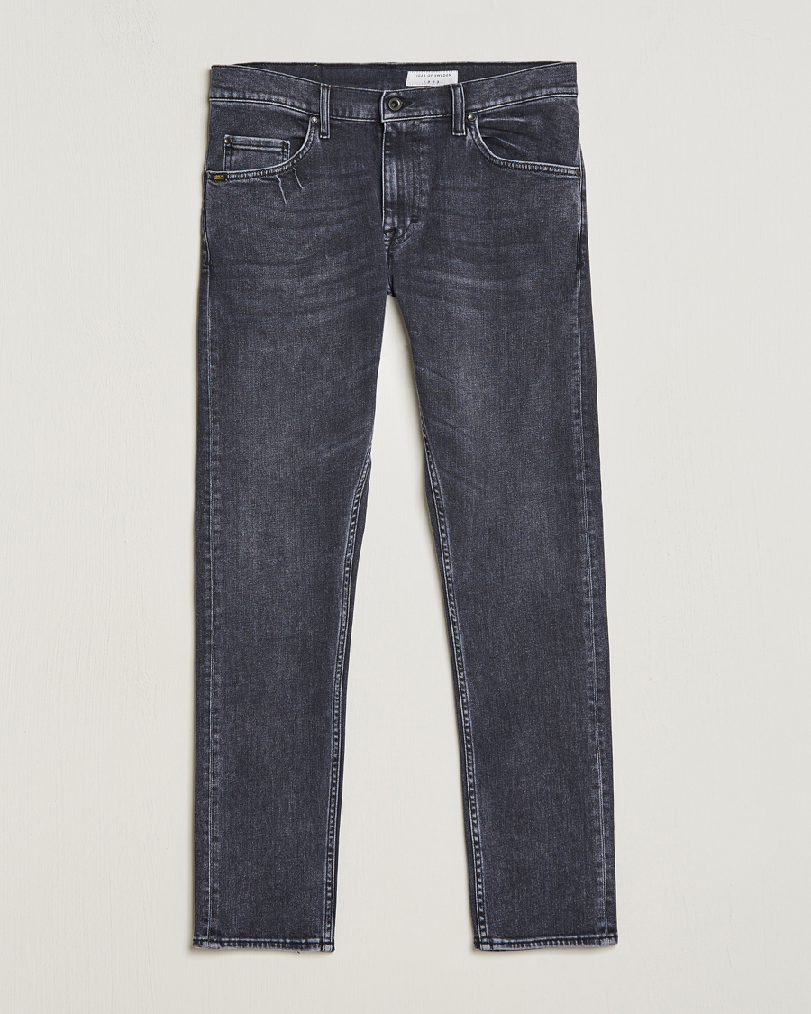 Uomini | Jeans | Tiger of Sweden | Pistolero Stretch Cotton Jeans Washed Black