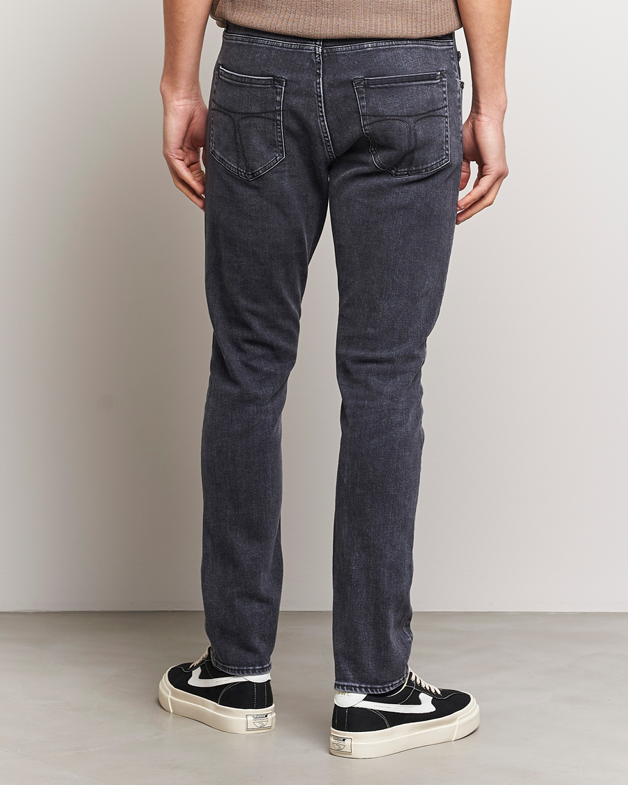 Uomini | Jeans | Tiger of Sweden | Pistolero Stretch Cotton Jeans Washed Black
