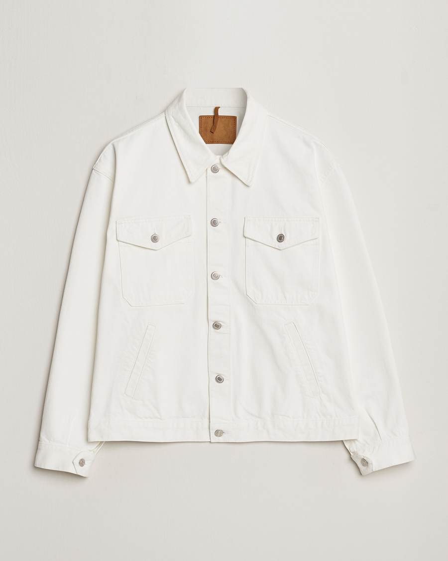Uomini | Giacche | Jeanerica | Flo Denim Jacket Natural White