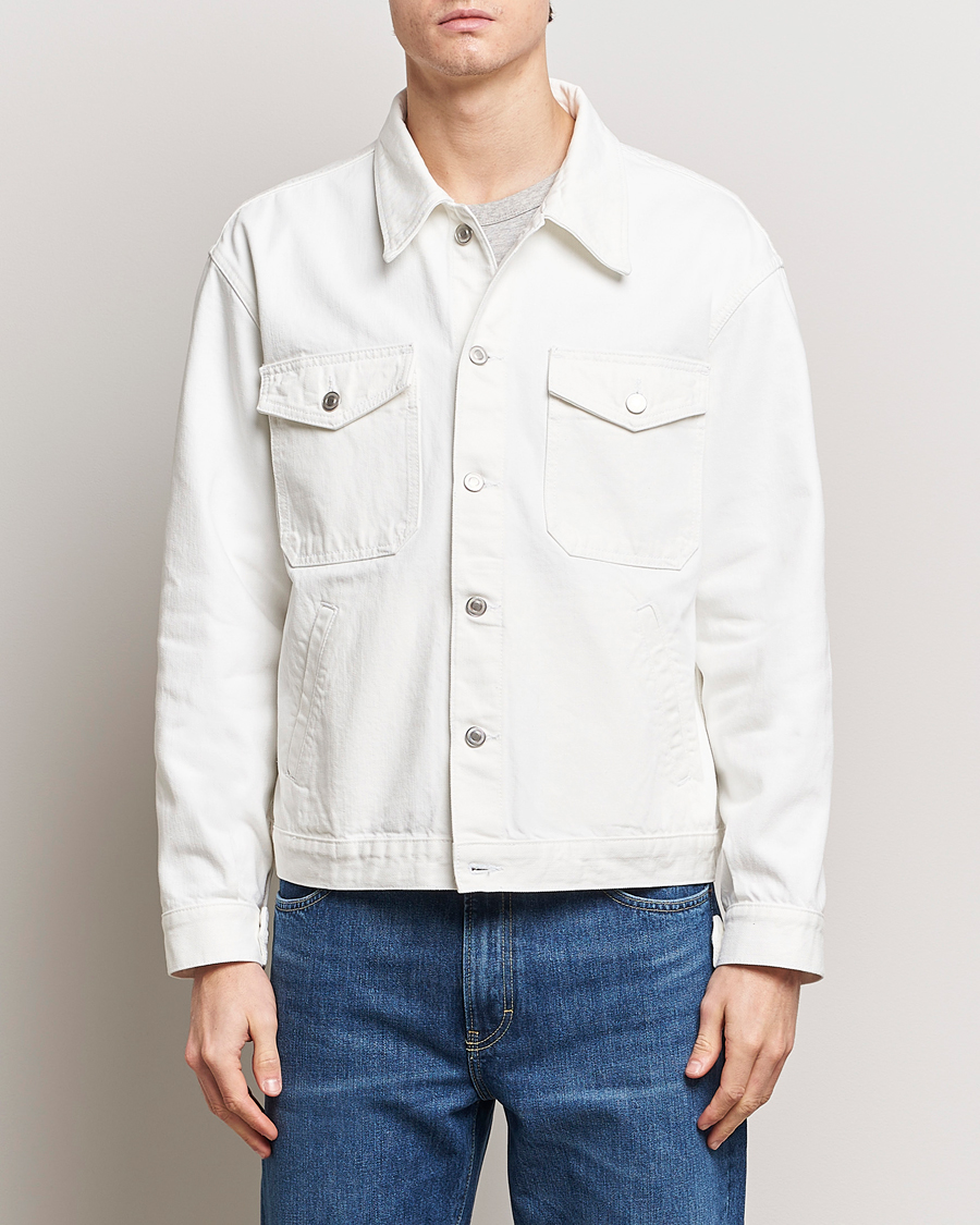 Uomini | Giacche | Jeanerica | Flo Denim Jacket Natural White