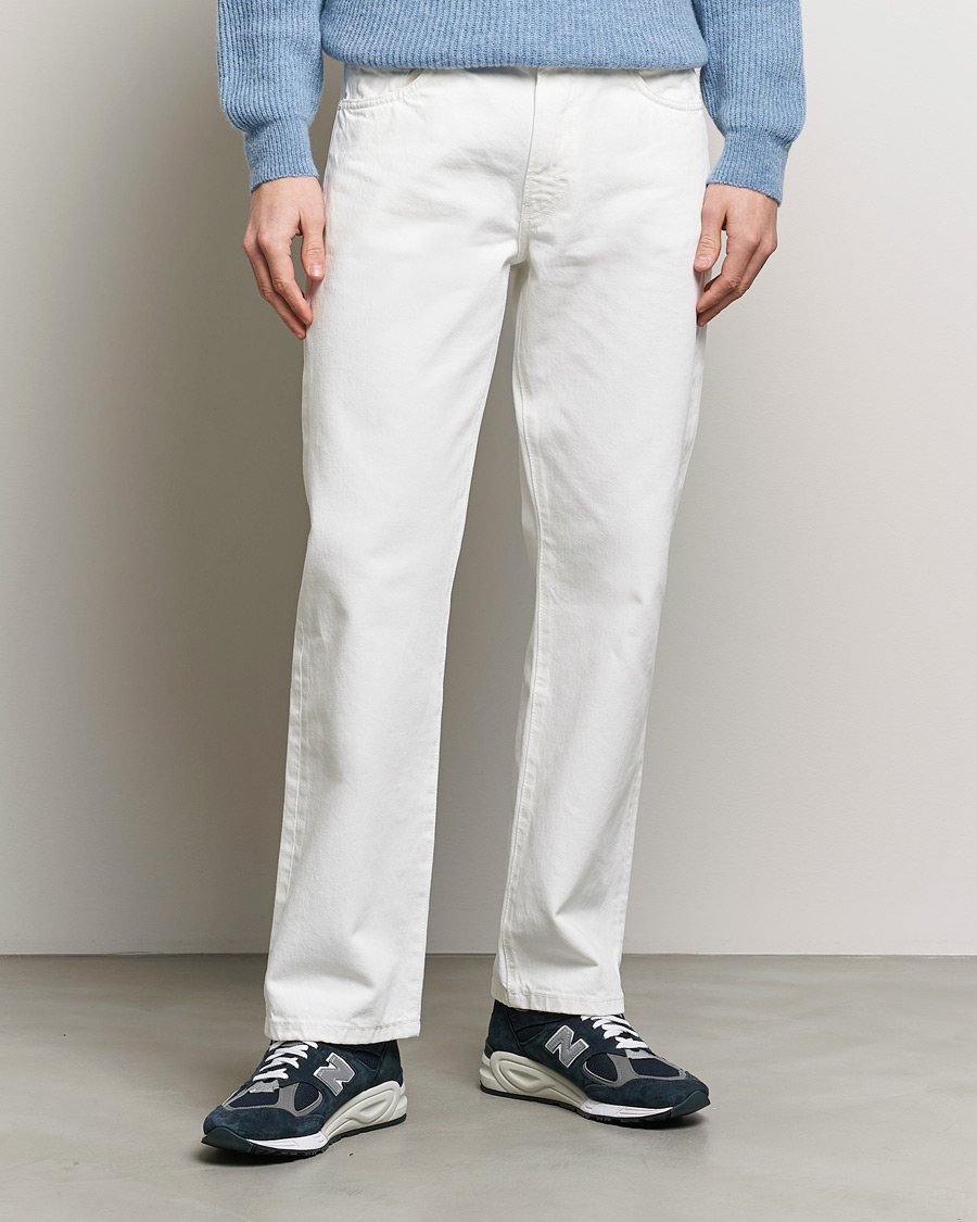Uomini | Jeans | Jeanerica | SM010 Straight Jeans Natural White