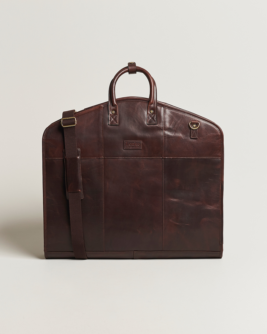 Uomini | Borse | Loake Shoemakers | London Leather Suit Carrier Brown