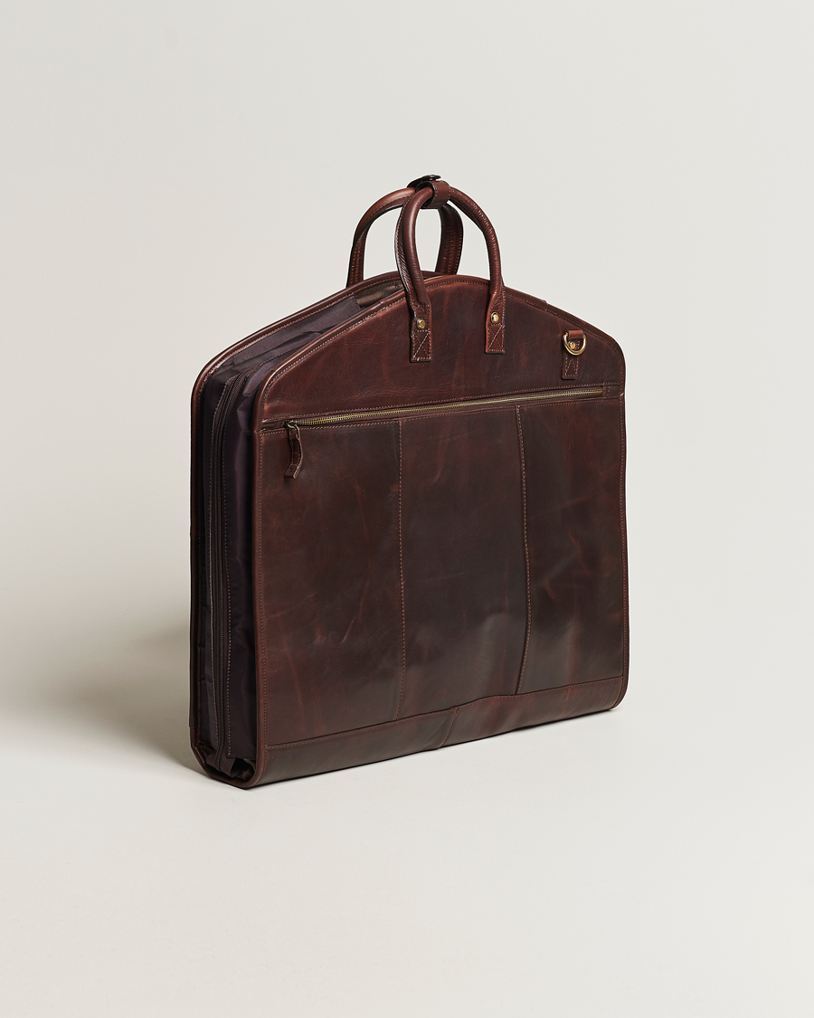 Uomini | Borse | Loake Shoemakers | London Leather Suit Carrier Brown