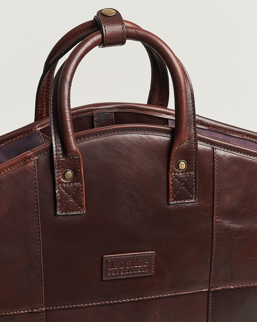 Uomini | Borse | Loake Shoemakers | London Leather Suit Carrier Brown