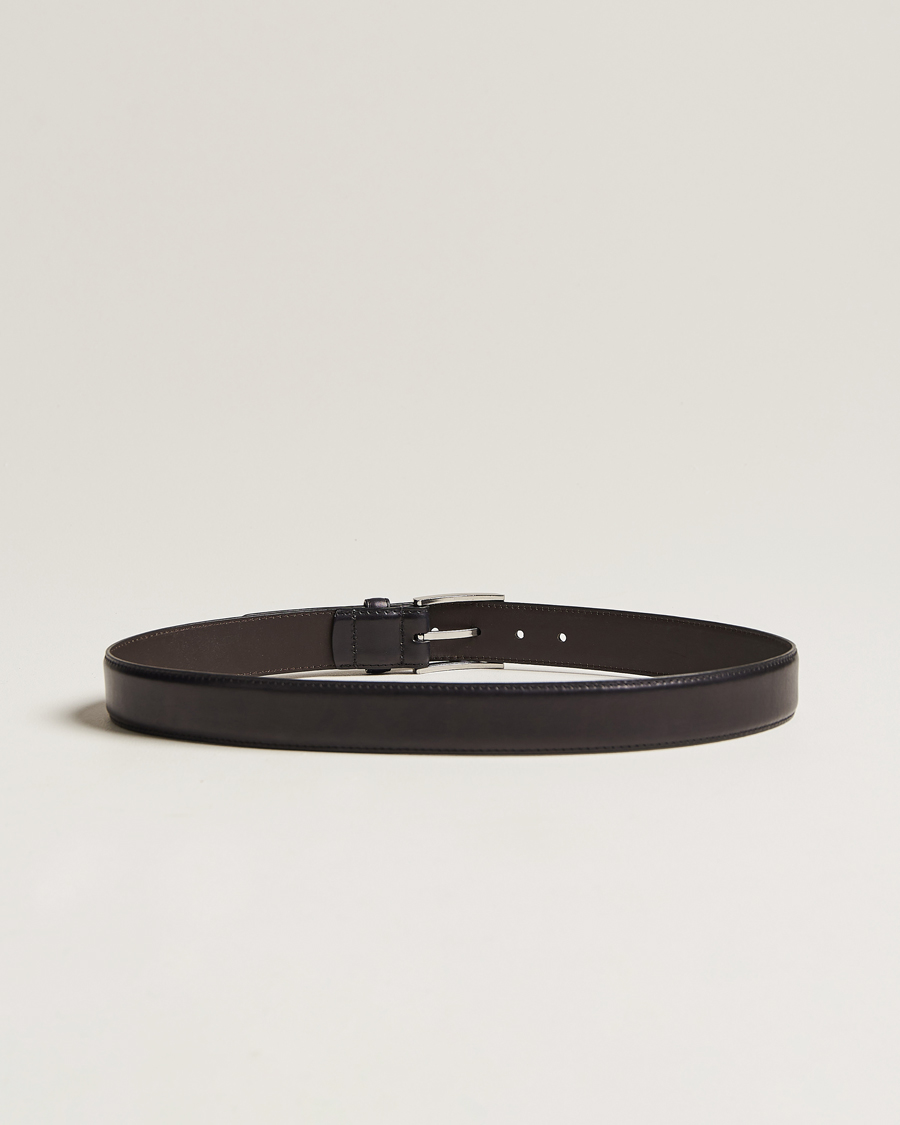 Uomini | Cinture | Loake Shoemakers | Philip Leather Belt Black