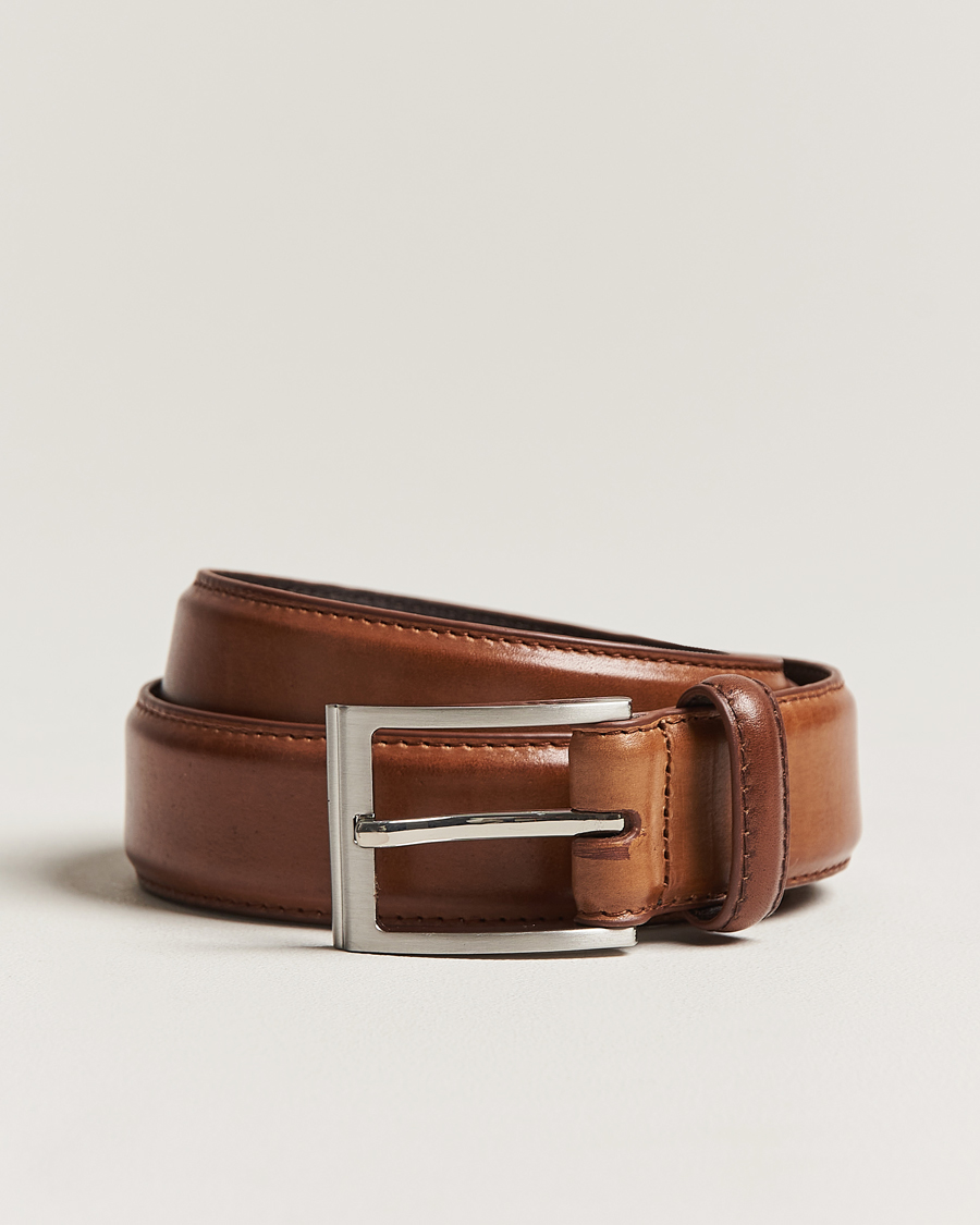 Uomini | Cinture | Loake Shoemakers | Philip Leather Belt Cedar