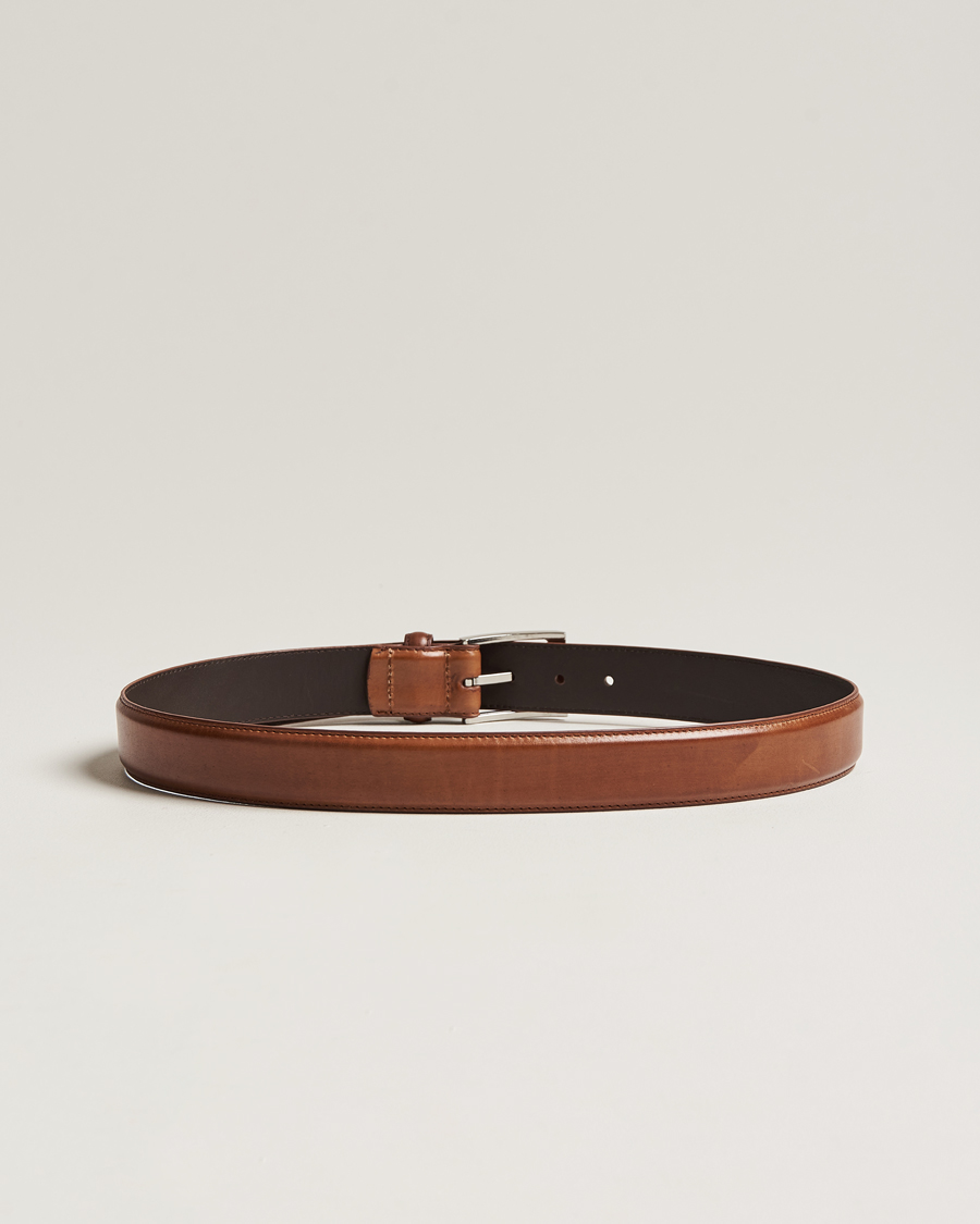 Uomini | Cinture | Loake Shoemakers | Philip Leather Belt Cedar