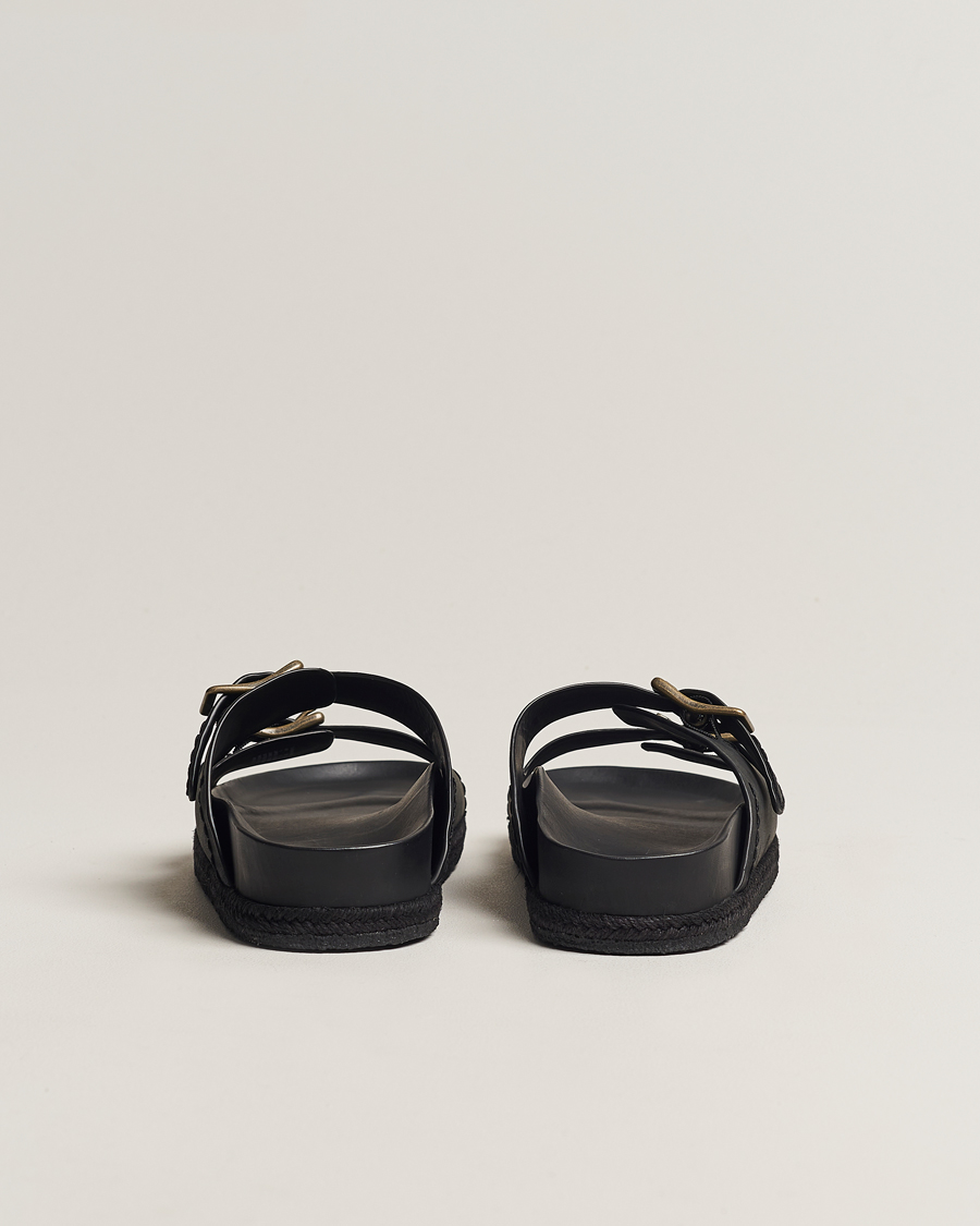 Uomini | Polo Ralph Lauren Turbach Leather Sandals Black | Polo Ralph Lauren | Turbach Leather Sandals Black