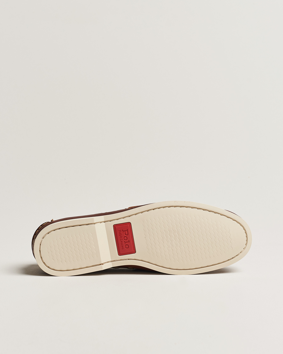 Uomini | Scarpe da barca | Polo Ralph Lauren | Merton Leather Boat Shoe Tan