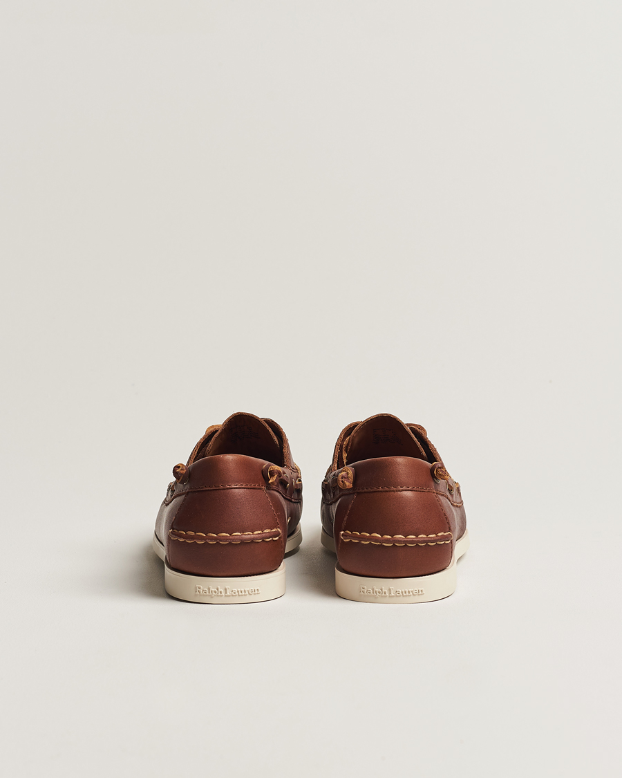 Uomini | Scarpe da barca | Polo Ralph Lauren | Merton Leather Boat Shoe Tan