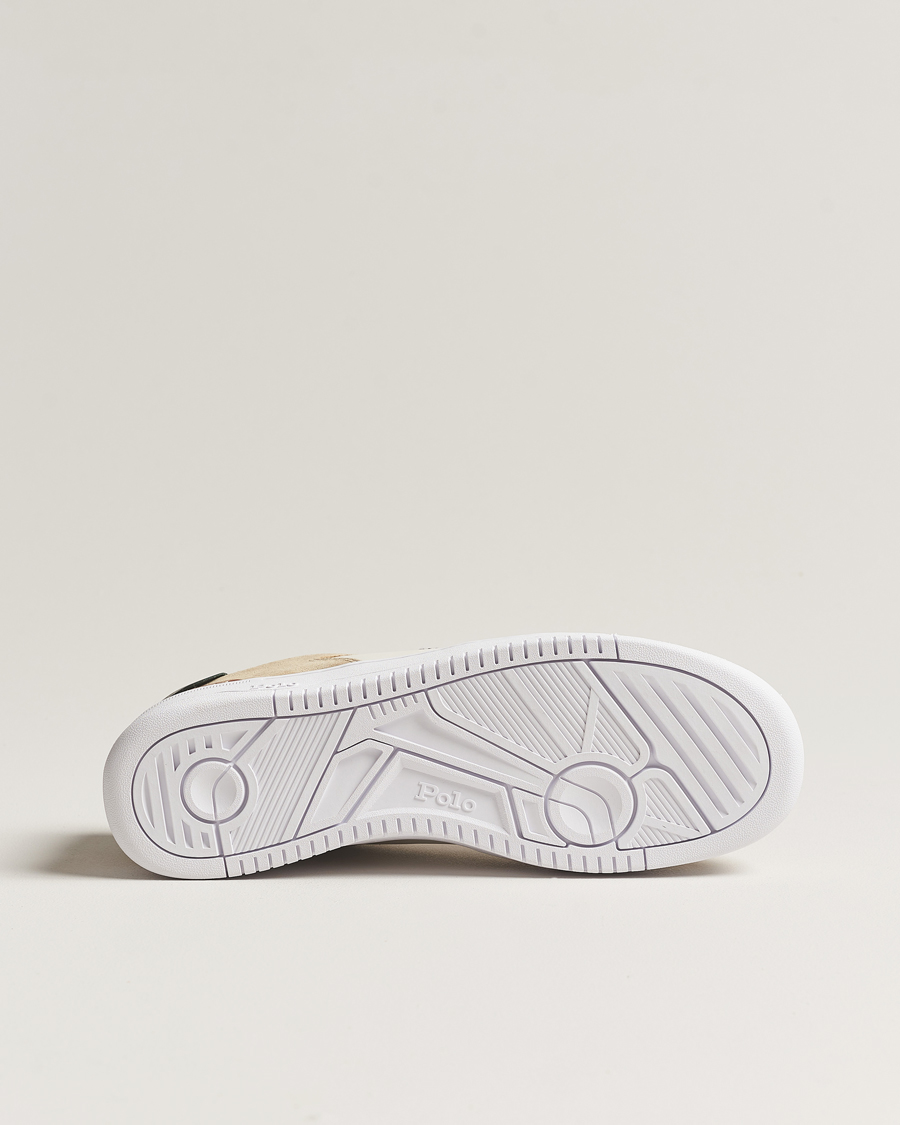 Uomini | Polo Ralph Lauren Masters Court Leather/Suede Sneaker White | Polo Ralph Lauren | Masters Court Leather/Suede Sneaker White