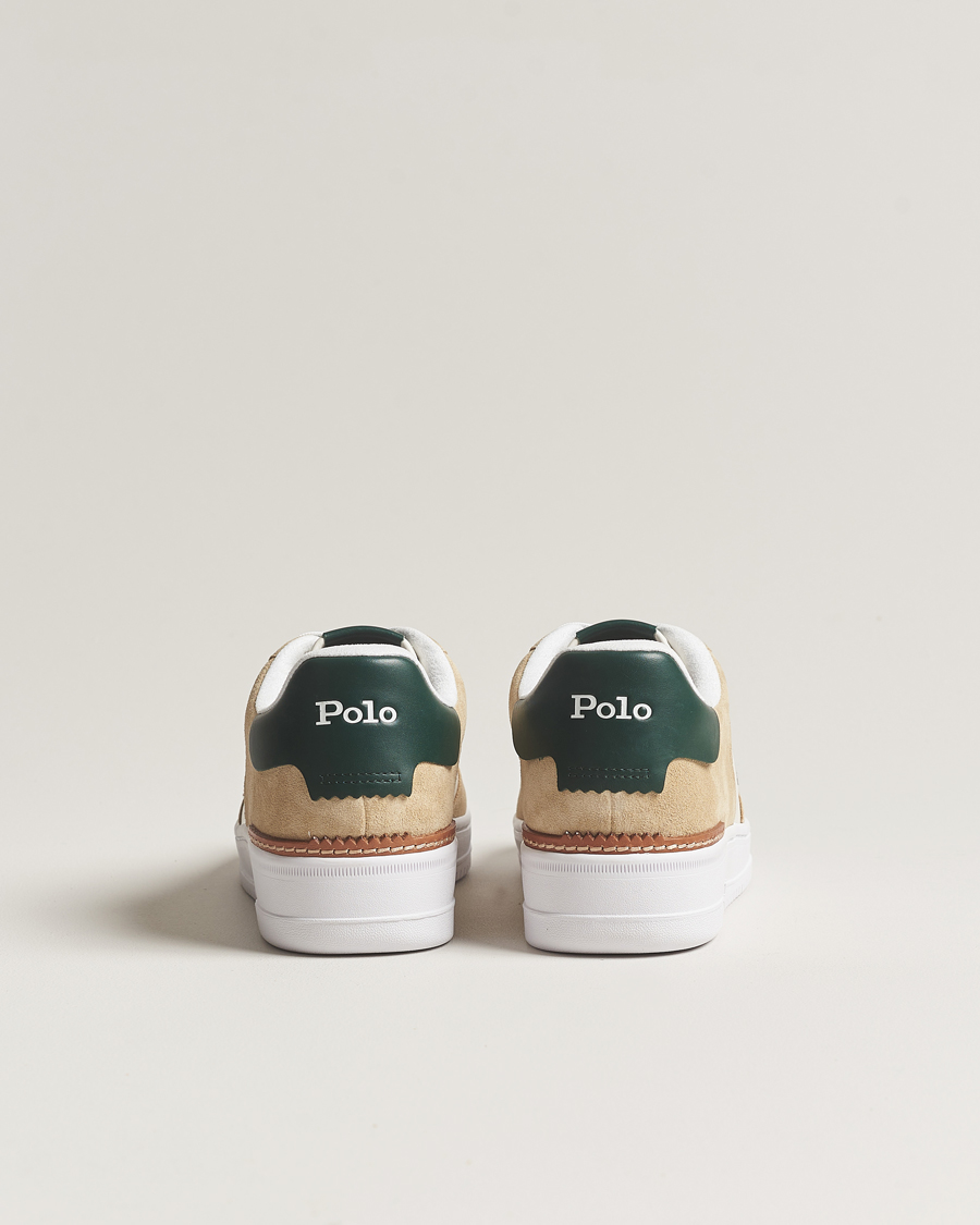 Uomini | Polo Ralph Lauren Masters Court Leather/Suede Sneaker White | Polo Ralph Lauren | Masters Court Leather/Suede Sneaker White