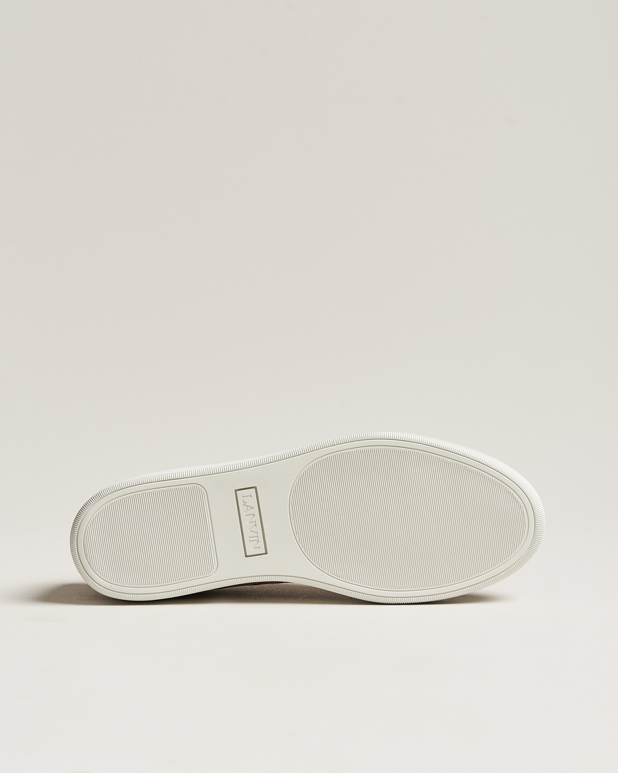 Uomini | Lanvin Nappa Cap Toe Sneaker Beige | Lanvin | Nappa Cap Toe Sneaker Beige