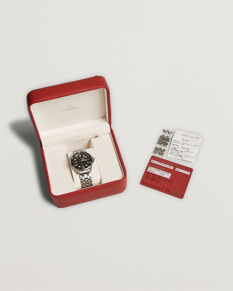 Uomini | Omega Pre-Owned Seamaster Diver 300M 212.30.41.61.01.001 Steel Black | Omega Pre-Owned | Seamaster Diver 300M 212.30.41.61.01.001 Steel Black