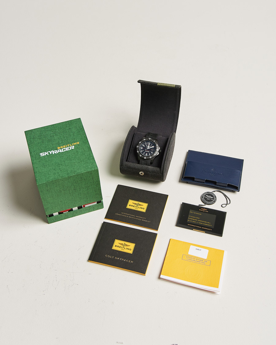 Uomini | Breitling Pre-Owned Colt Skyracer X74320E4 Steel Black | Breitling Pre-Owned | Colt Skyracer X74320E4 Steel Black