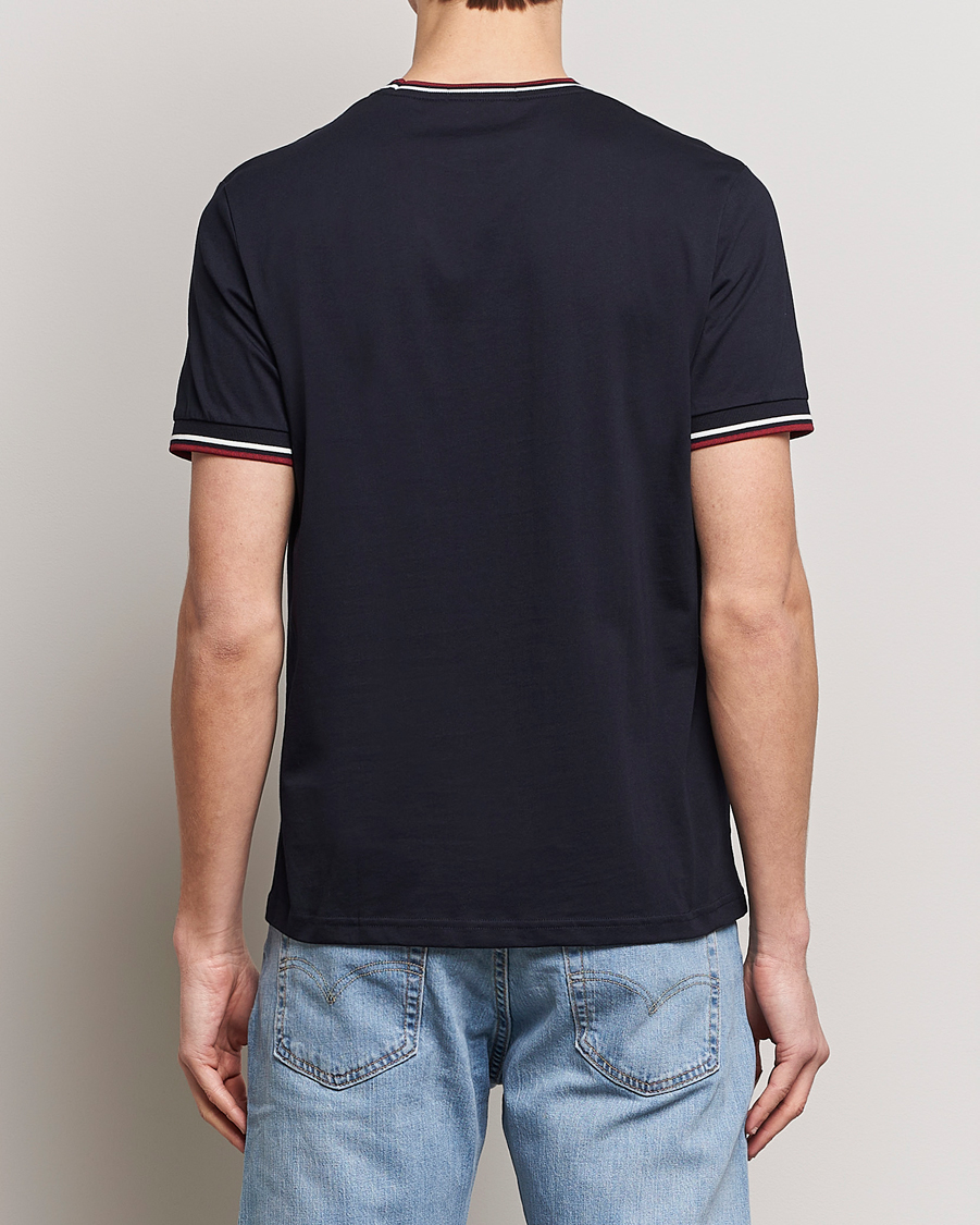 Uomini | T-shirt | Fred Perry | Twin Tipped T-Shirt Navy