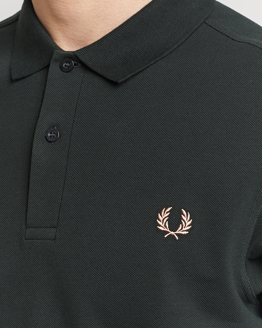 Uomini | Polo | Fred Perry | Plain Polo Shirt Night Green