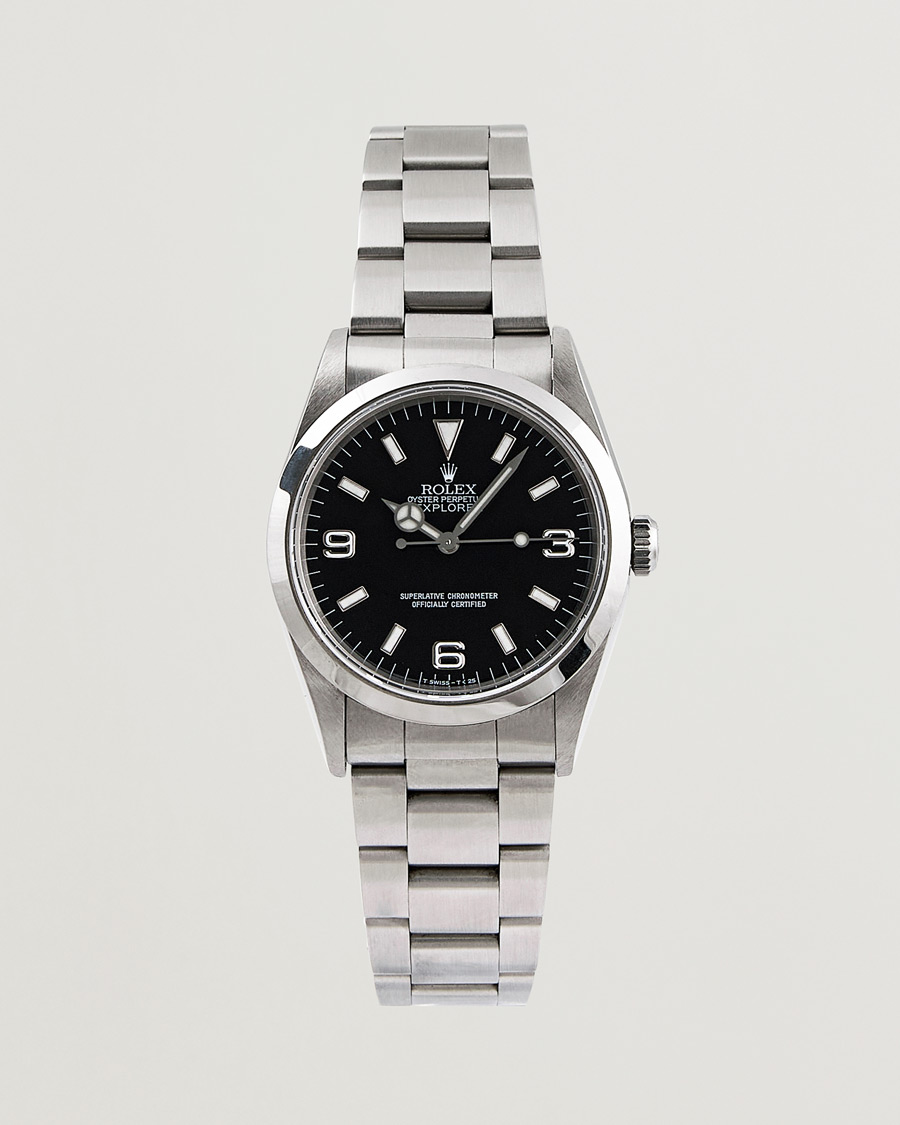 Uomini | Rolex Pre-Owned Explorer 14270 Steel Black | Rolex Pre-Owned | Explorer 14270 Steel Black