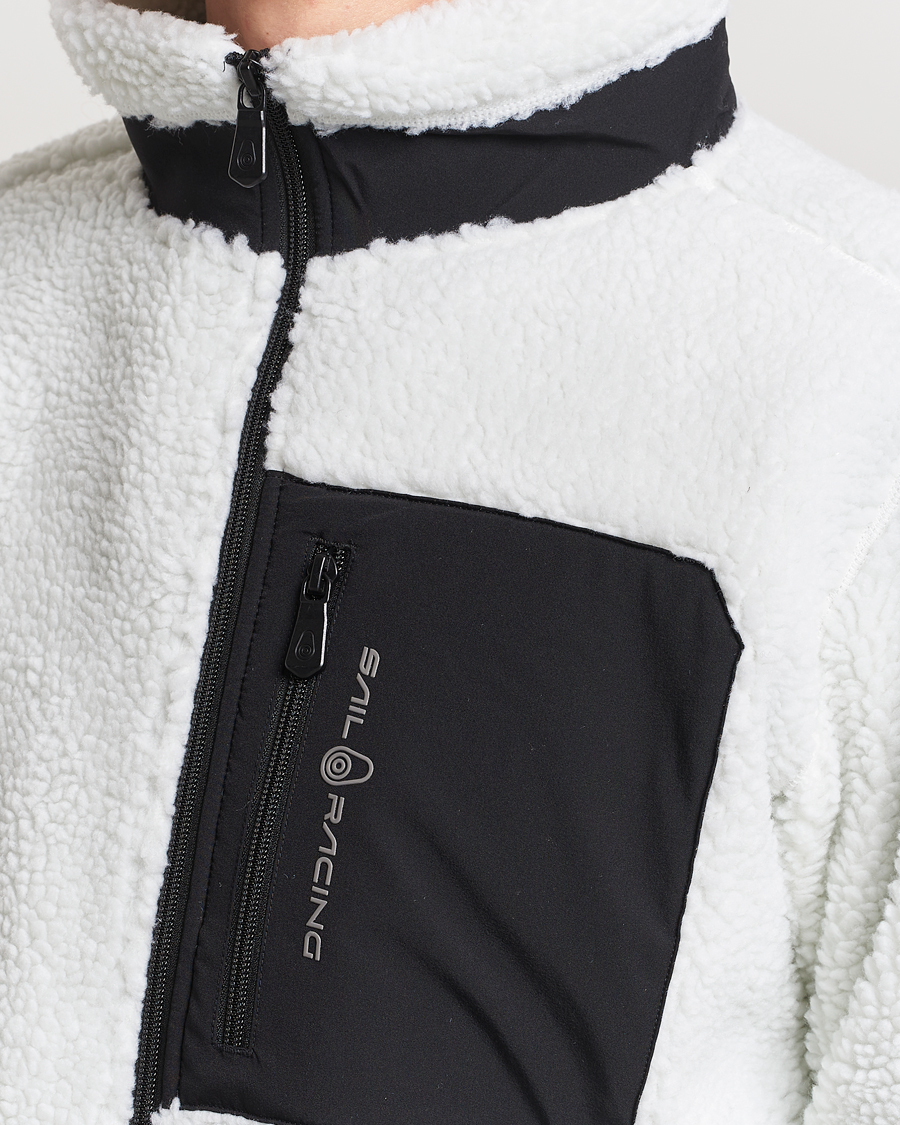 Uomini | Maglieria | Sail Racing | Bowman Pile Full Zip Storm White