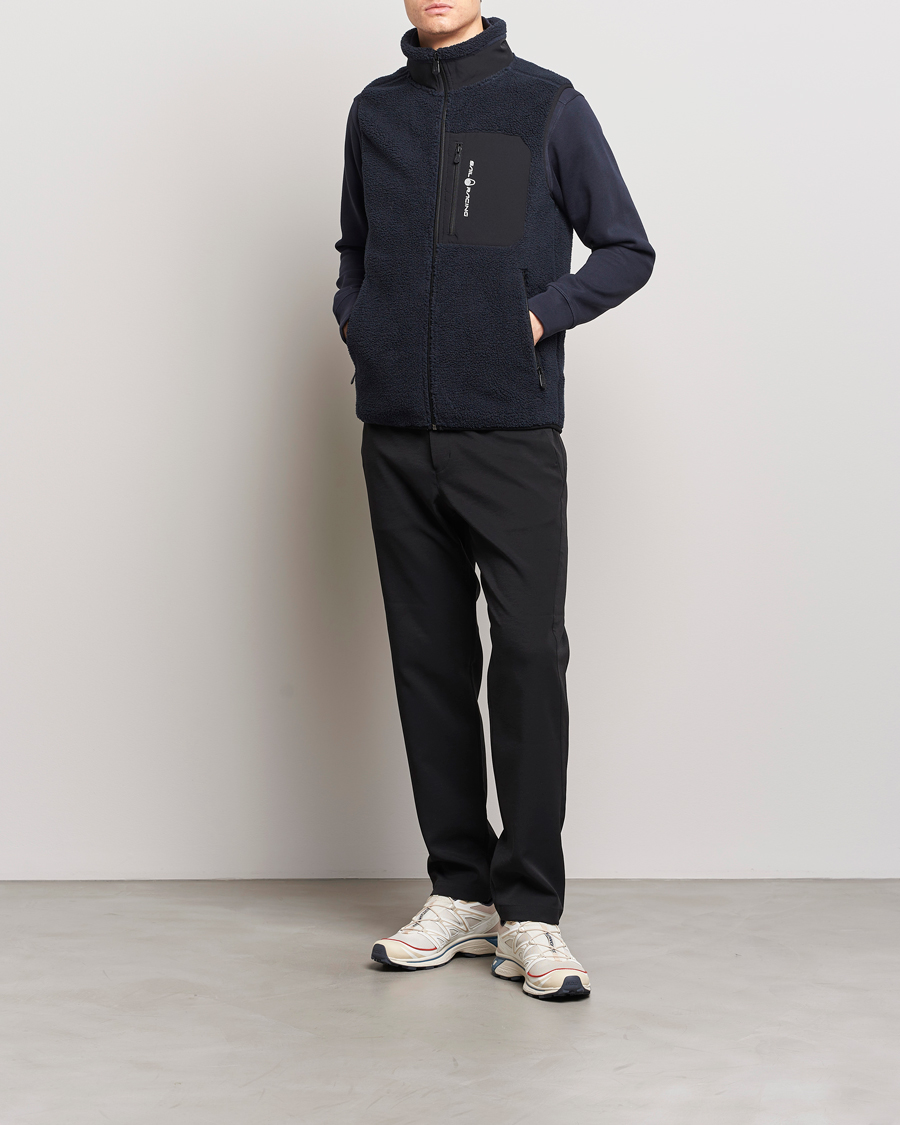 Uomini | Gilet | Sail Racing | Bowman Pile Zip Vest Dark Navy