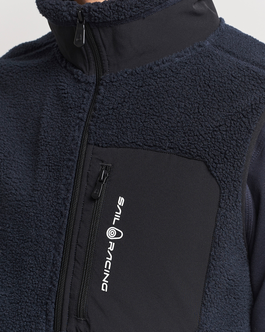 Uomini | Gilet | Sail Racing | Bowman Pile Zip Vest Dark Navy