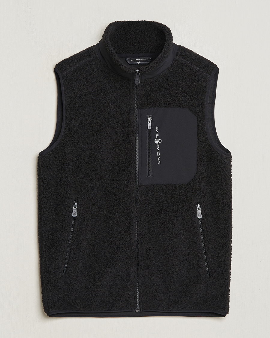 Uomini | Gilet | Sail Racing | Bowman Pile Zip Vest Carbon