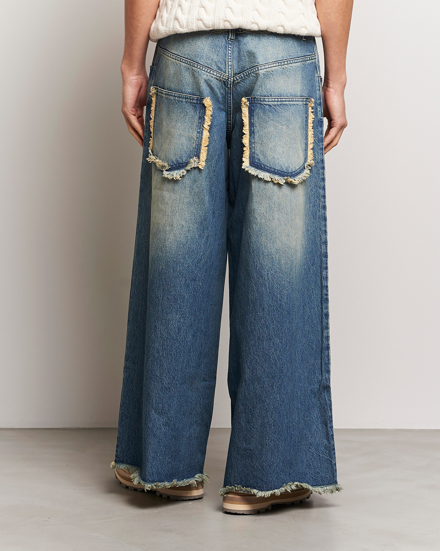 Uomini | Jeans | Moncler Genius | Wide Jeans Mid Blue