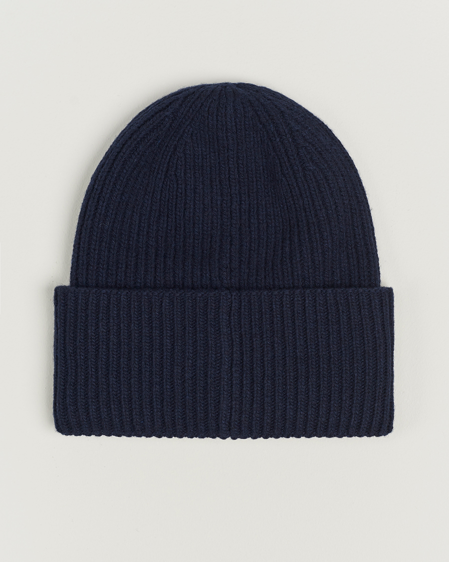 Uomini | Moncler Genius Rib Knit Beanie Navy | Moncler Genius | Rib Knit Beanie Navy