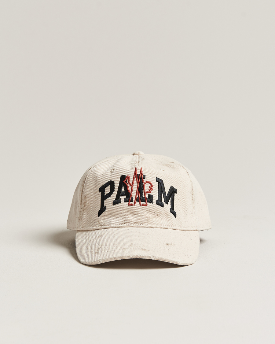 Uomini | Moncler Genius Lettering Baseball Cap Off White | Moncler Genius | Lettering Baseball Cap Off White